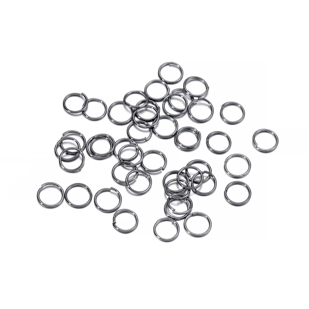 50-200Pcs/Lot 3-20 Mm Jump Rings Split Rings Connectors for Diy Jewelry Finding Making Accessories Wholesale Supplies