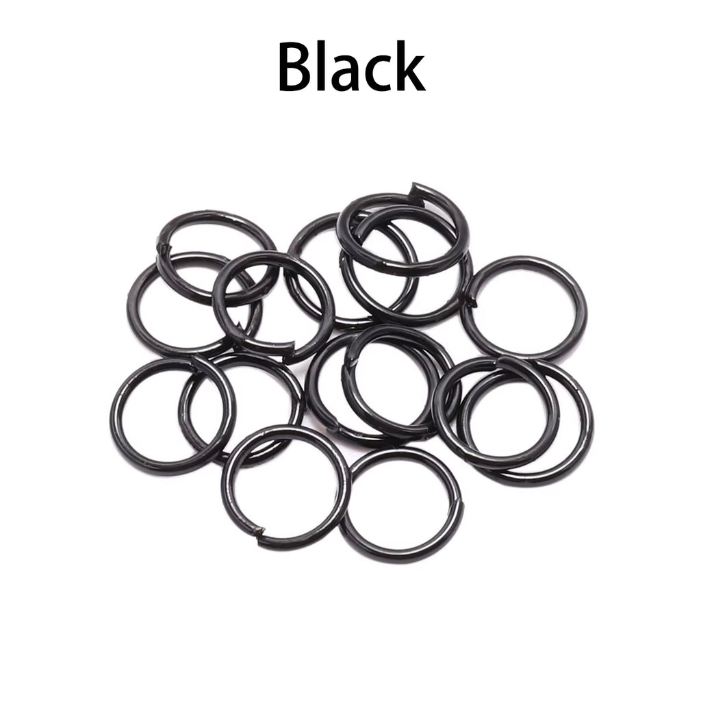 50-200Pcs/Lot 3-20 Mm Jump Rings Split Rings Connectors for Diy Jewelry Finding Making Accessories Wholesale Supplies