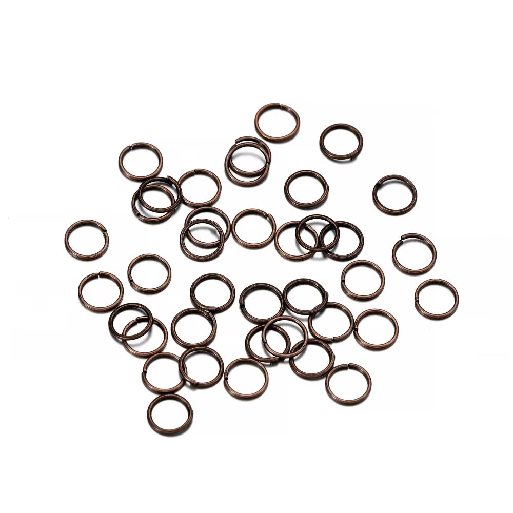 50-200Pcs/Lot 3-20 Mm Jump Rings Split Rings Connectors for Diy Jewelry Finding Making Accessories Wholesale Supplies