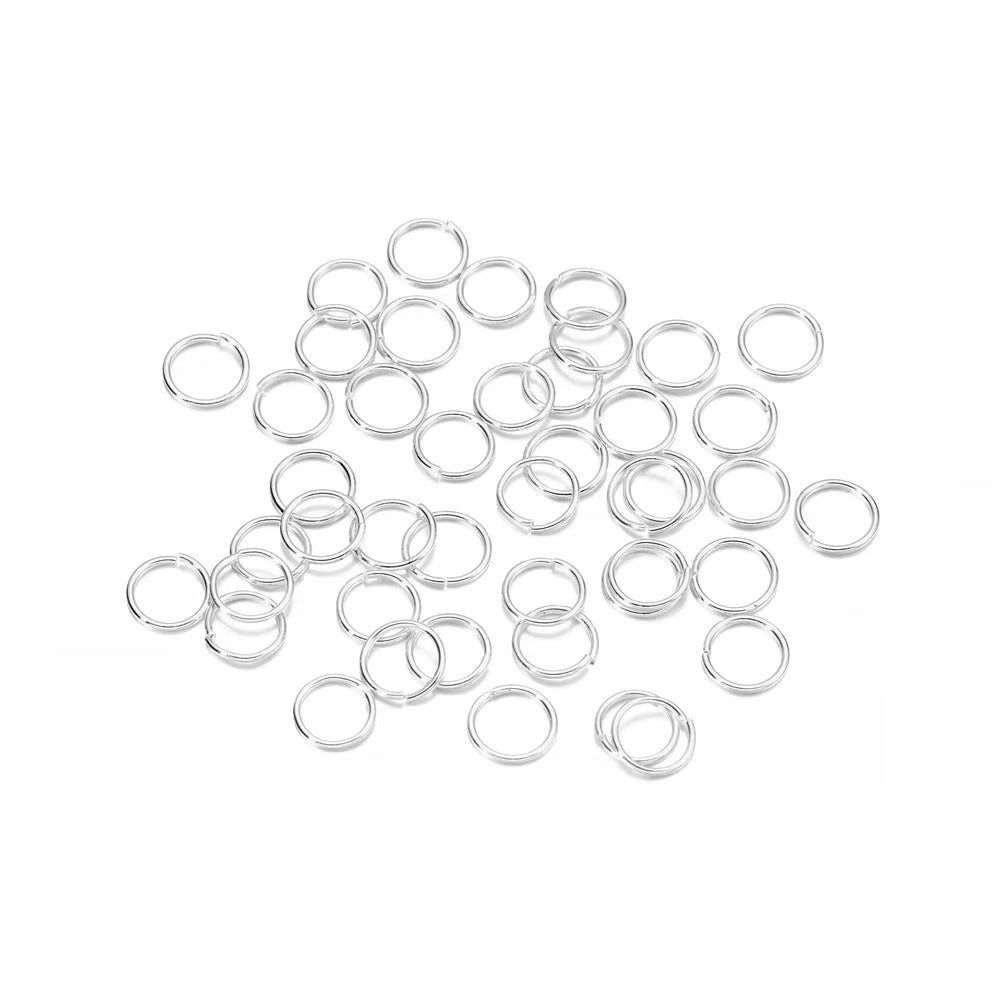 50-200Pcs/Lot 3-20 Mm Jump Rings Split Rings Connectors for Diy Jewelry Finding Making Accessories Wholesale Supplies